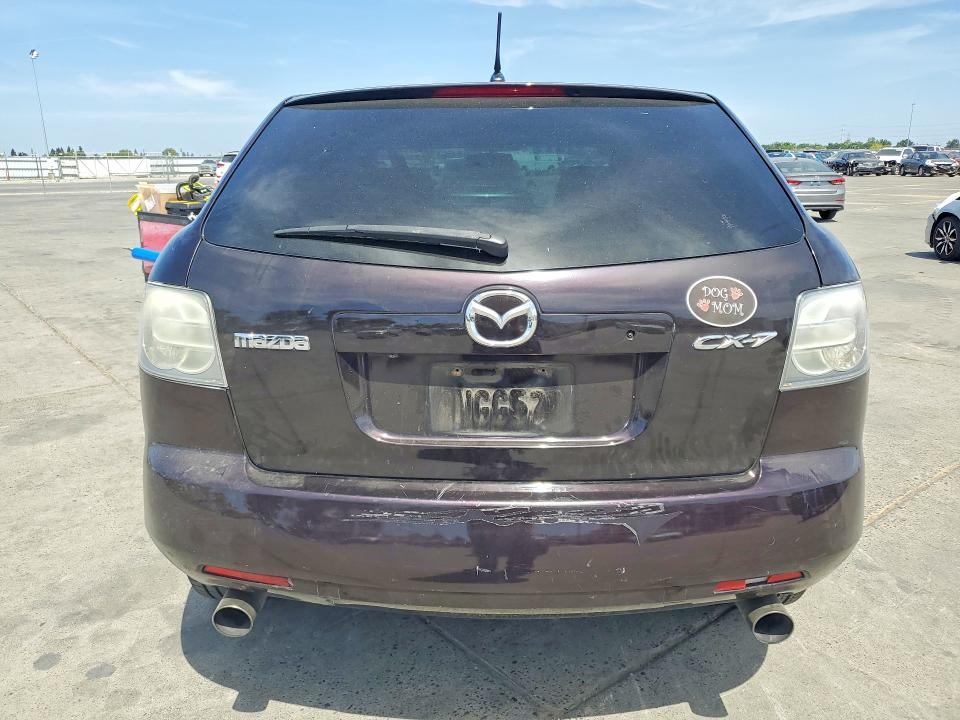 2008 Mazda Cx-7 VIN JM3ER29L480187086 COPART salvage auction — MINOR DENT/SCRATCHES, CA - DIS/DLR/EXP LIEN PAPERS-SALV, sold $575 on 2026-07-27 (photo 6)