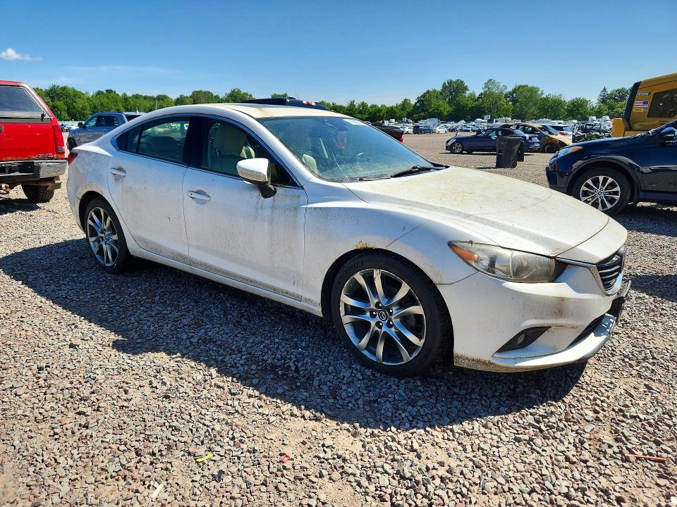 2014 Mazda 6 VIN JM1GJ1W63E1124214 COPART salvage auction — MECHANICAL, NY - CERTIFICATE OF TITLE, sold $500 on 2026-07-22 (photo 4)