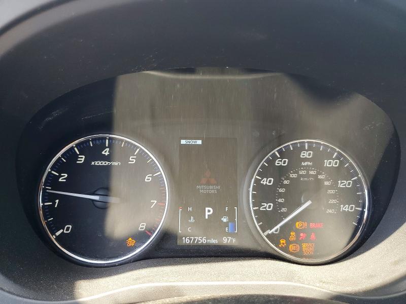 2020 Mitsubishi Outlander VIN JA4AZ3A33LZ010181 COPART salvage auction — FRONT END, NY - MV-907A SALVAGE CERTIFICATE, sold $1,950 on 2026-07-20 (photo 9)