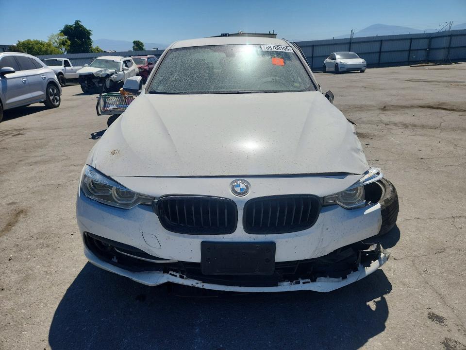 2018 BMW 3 series VIN WBA8B9G57JNU96628 COPART salvage auction — FRONT END, CA - SALVAGE CERTIFICATE, sold $1,900 on 2026-07-24 (photo 5)