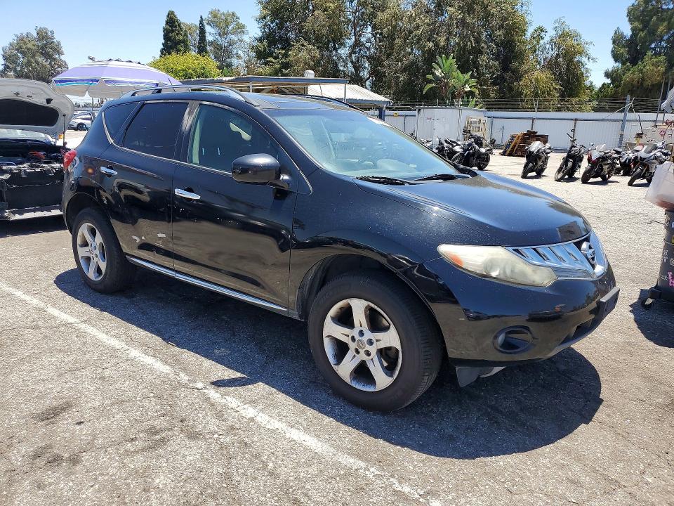2010 Nissan Murano VIN JN8AZ1MW5AW122659 COPART salvage auction — MINOR DENT/SCRATCHES, Ca - Dis/Dlr/Exp Only Clean Title, sold $375 on 2026-07-31 (photo 4)