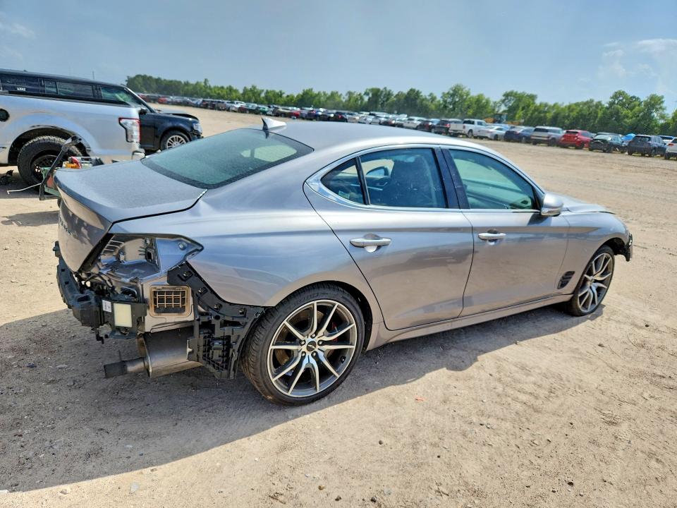 2025 Genesis G70 VIN KMTG34SC2SU158910 COPART salvage auction — FRONT END, Fl - Certificate Of Title (P), sold $8,600 on 2026-07-24 (photo 3)