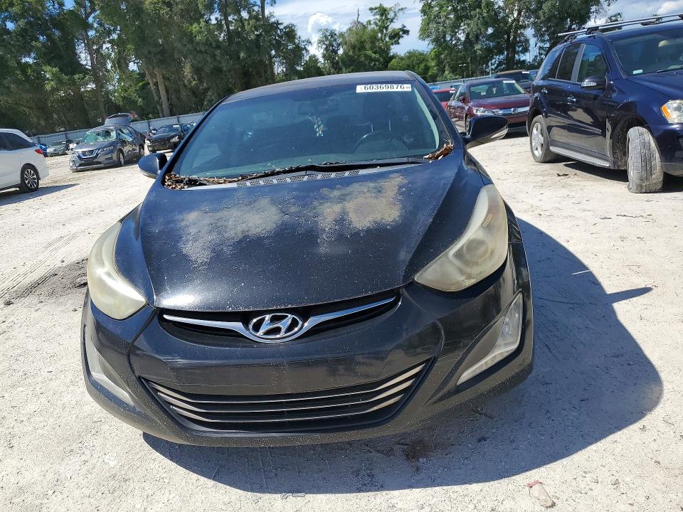 2016 Hyundai Elantra VIN KMHDH4AEXGU607498 COPART salvage auction — MINOR DENT/SCRATCHES, FL - CERTIFICATE OF TITLE, sold $700 on 2026-07-17 (photo 5)