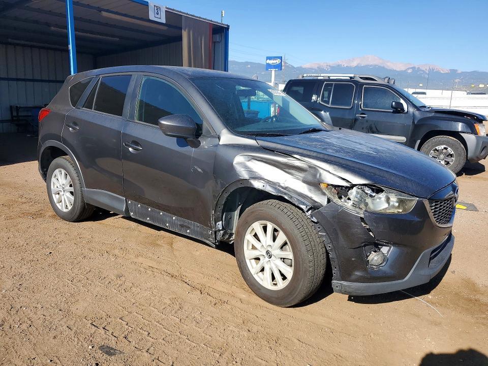 2014 Mazda Cx-5 VIN JM3KE4CY1E0334331 COPART salvage auction — FRONT END, Co - Salvage Title, sold $2,300 on 2026-07-27 (photo 4)
