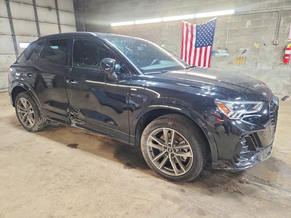 2025 Audi Q3 VIN WA1DECF3XS1016784 COPART salvage auction — SIDE, NY - MV-907A SALVAGE CERTIFICATE, sold $150 on 2026-07-27 (photo 4)