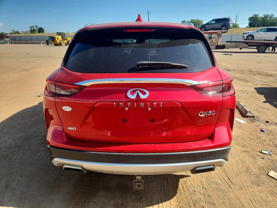 2024 Infiniti Qx50 VIN 3PCAJ5DB0RF101080 COPART salvage auction — FRONT END, Co - Salvage Title, sold $2,700 on 2026-08-31 (photo 6)