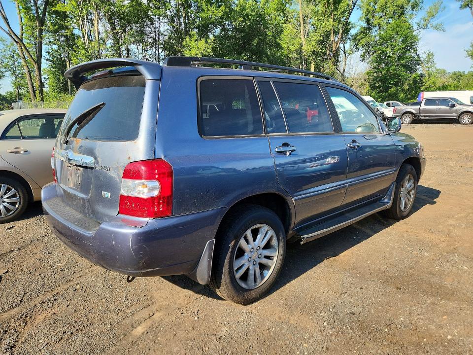 2006 Toyota Highlander hybrid VIN JTEEW21A960004768 COPART salvage auction — FRONT END, CT - CERTIFICATE OF TITLE, sold $450 on 2026-07-14 (photo 3)