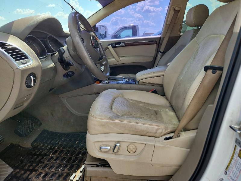 2013 Audi Q7 VIN WA1DGAFE5DD011770 COPART salvage auction — NORMAL WEAR, Tx - Certificate Of Title, sold $800 on 2026-07-09 (photo 7)