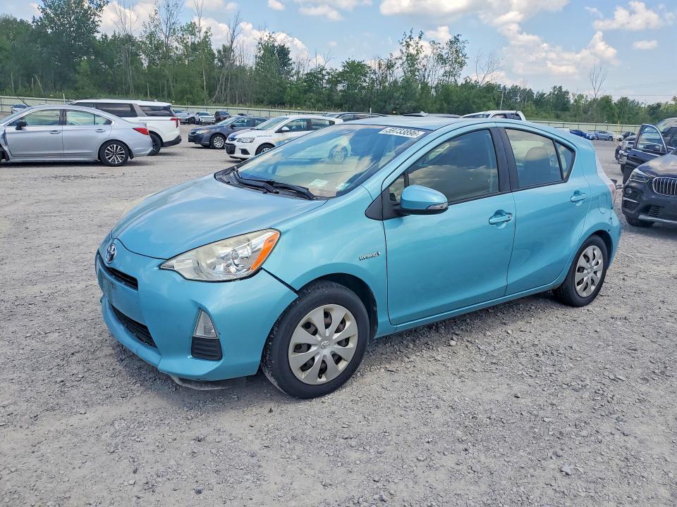 2014 Toyota Prius c VIN JTDKDTB34E1079597 COPART salvage auction — NORMAL WEAR, Ny - Certificate Of Title, sold $1,150 on 2026-07-20 (photo 1)