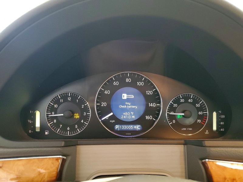 2006 Mercedes-benz E-class VIN WDBUH87J86X192208 COPART salvage auction — NORMAL WEAR, Wv - Certificate Of Title (P), sold $550 on 2026-07-28 (photo 9)