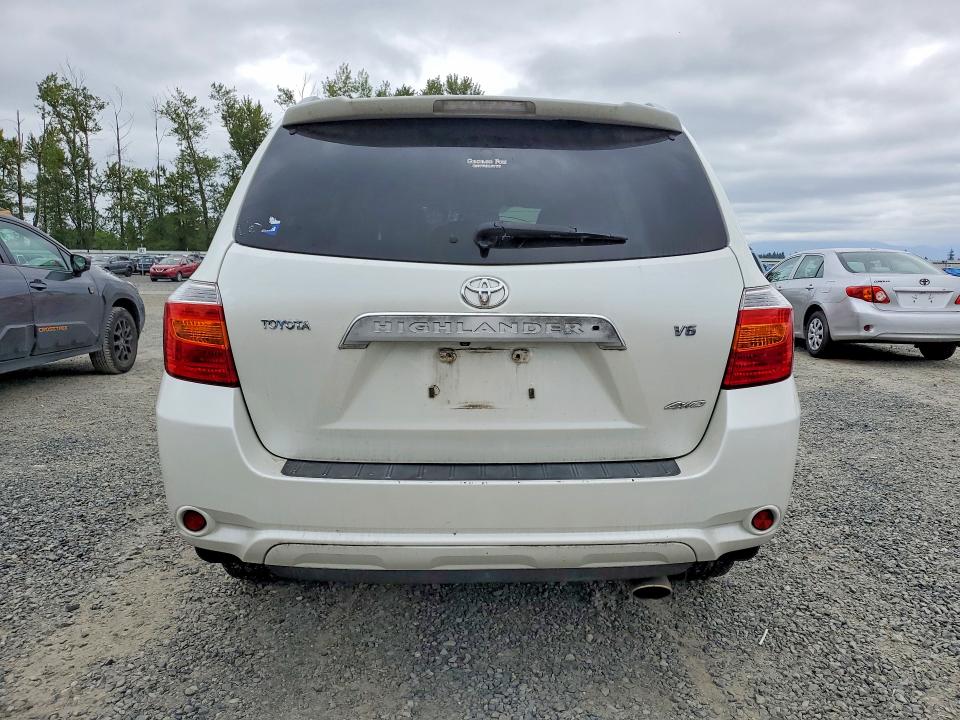 2008 Toyota Highlander VIN JTEES42A082050874 COPART salvage auction — MINOR DENT/SCRATCHES, Wa - Bill Of Sale, sold $2,900 on 2026-07-13 (photo 6)