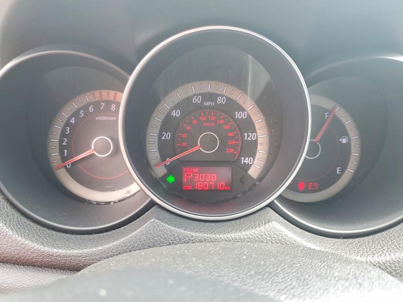 2012 Kia Forte VIN KNAFU4A21C5510089 COPART salvage auction — MINOR DENT/SCRATCHES, Salvage Title, sold $325 on 2026-07-23 (photo 9)