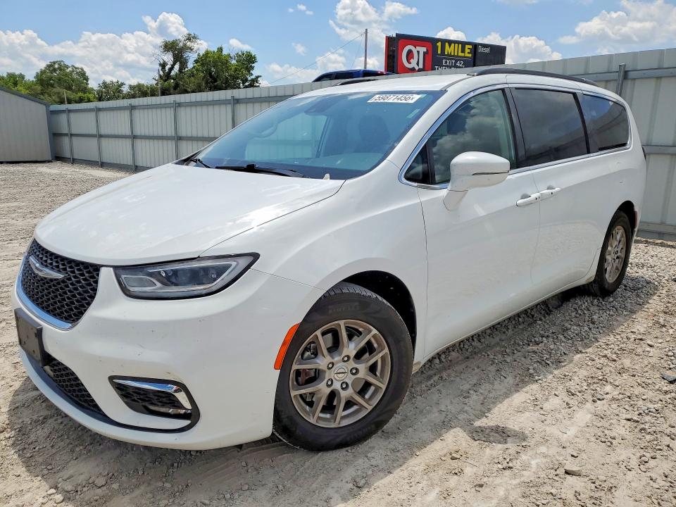 2022 Chrysler Pacifica VIN 2C4RC1BG4NR197072 COPART salvage auction — HAIL, Ks - Cert Of Title-Salvage, sold $8,100 on 2026-08-19 (photo 1)