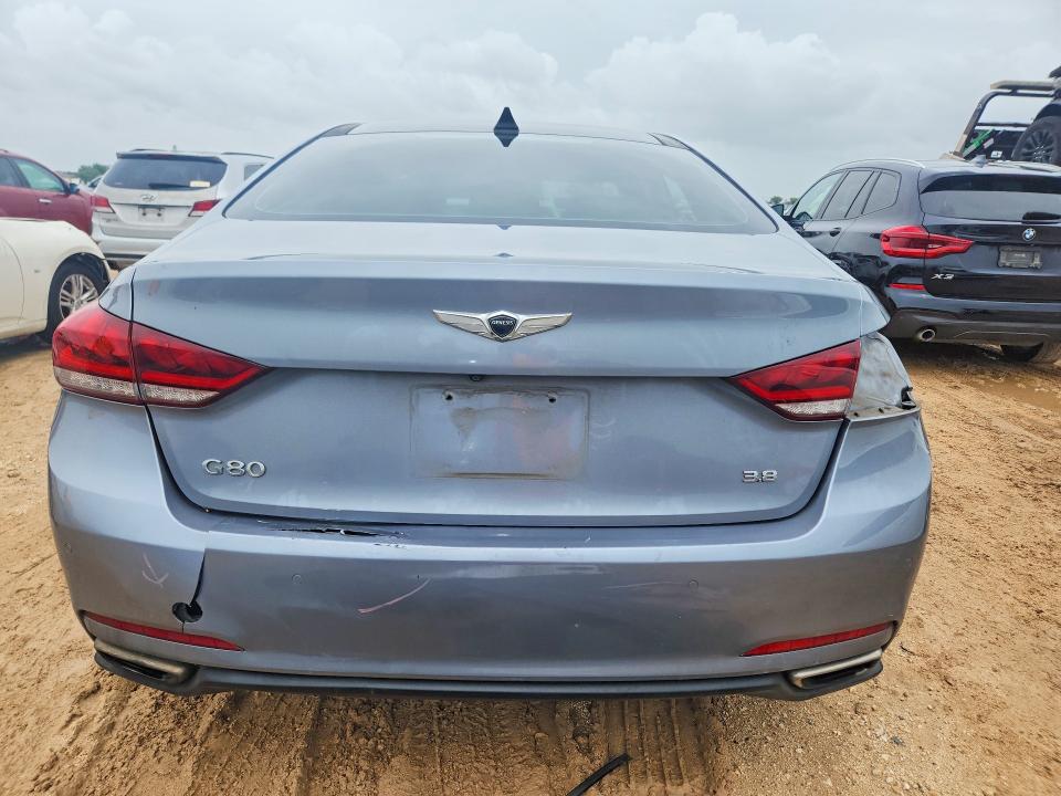 2017 Genesis G80 VIN KMHGN4JE2HU187954 COPART salvage auction — FRONT END, Tx - Salvage Vehicle Title, sold $1,300 on 2026-07-23 (photo 6)