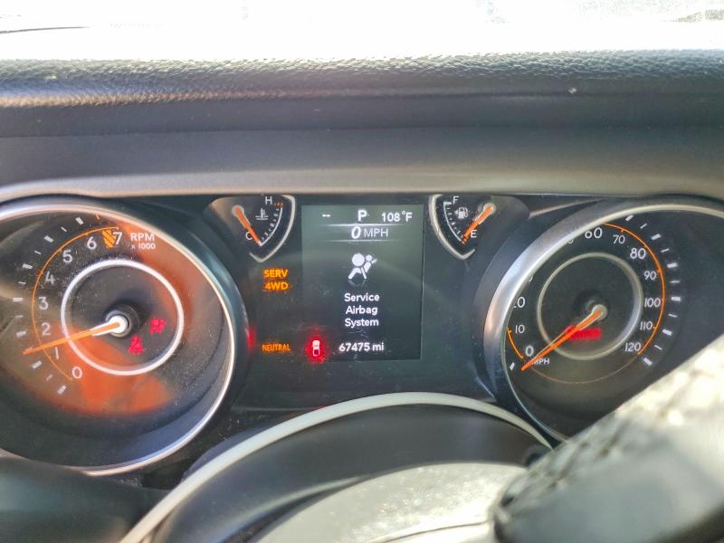 2023 Jeep Gladiator VIN 1C6HJTAG2PL523503 COPART salvage auction — FRONT END, Tx - Salvage Vehicle Title, sold $10,300 on 2026-07-28 (photo 9)