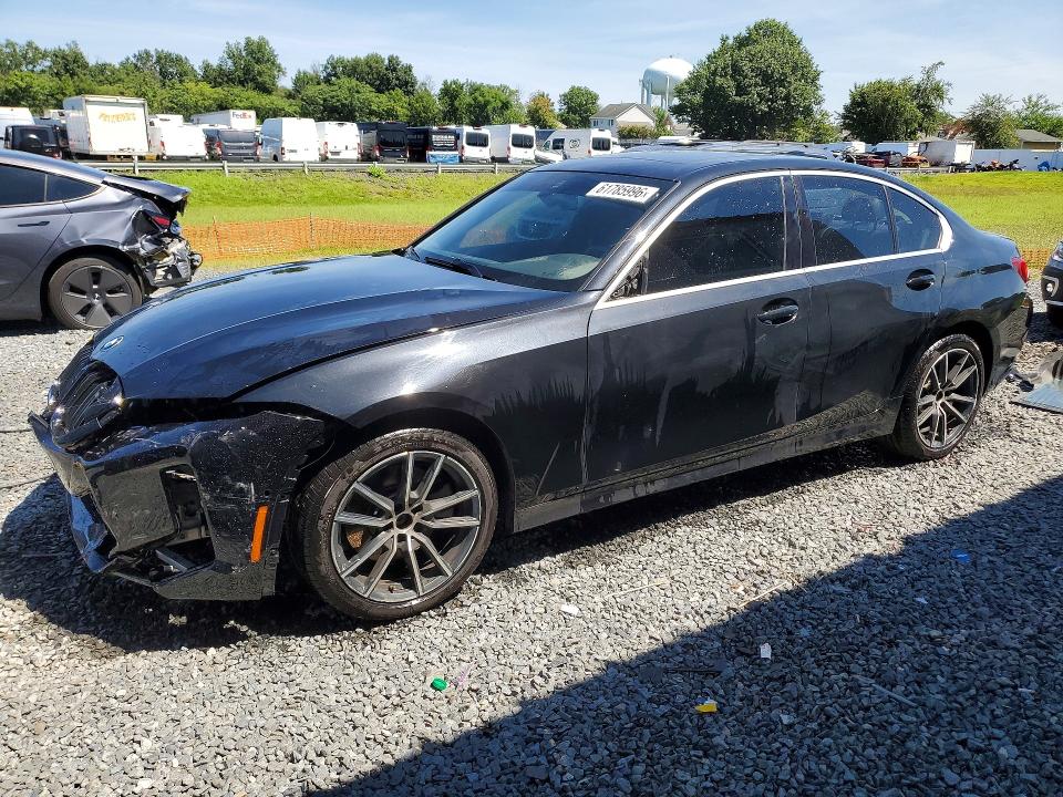 2019 BMW 3er VIN WBA5R7C55KAJ84681 COPART salvage auction — FRONT END, Nj - Cert Of Title-Salvage, sold $6,600 on 2026-08-21 (photo 1)