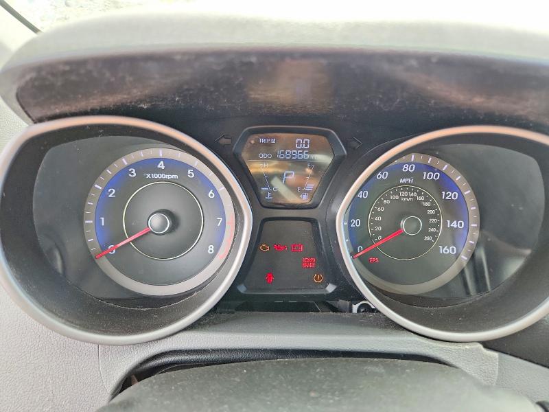 2013 Hyundai Elantra VIN KMHDH4AE3DU533496 COPART salvage auction — VANDALISM, Ca - Salvage Certificate, sold $725 on 2026-07-16 (photo 9)