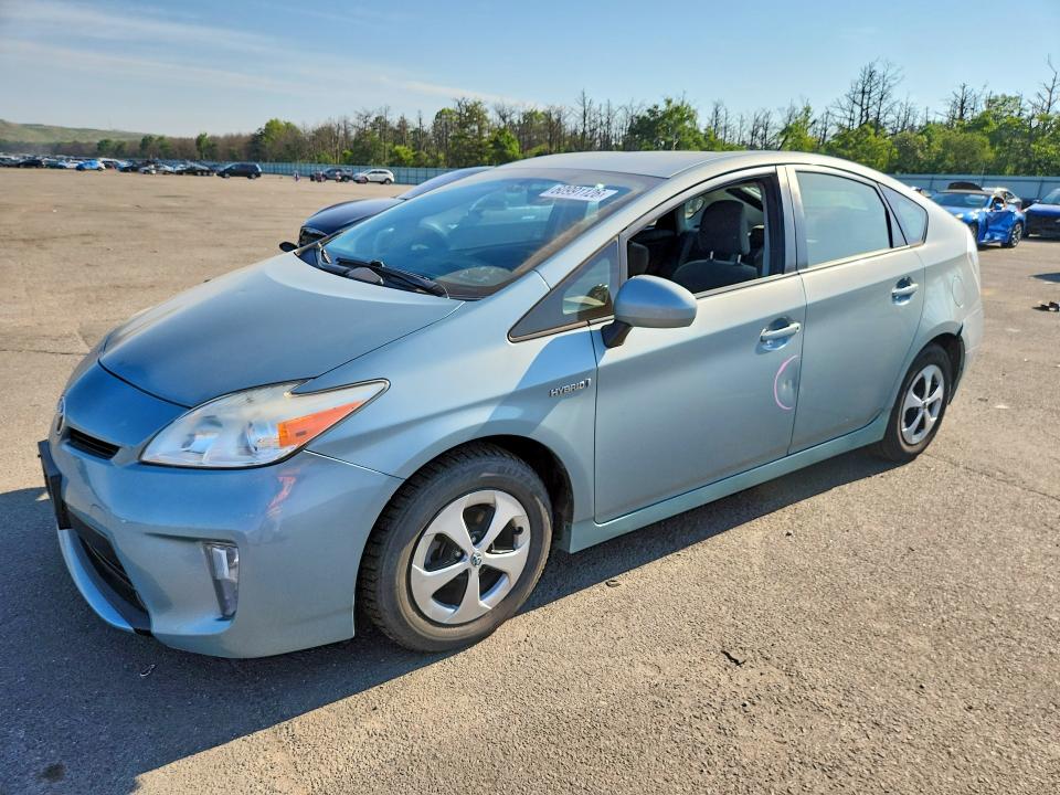 2012 Toyota Prius VIN JTDKN3DU9C1542057 COPART salvage auction — SIDE, NY - MV-907A SALVAGE CERTIFICATE, sold $1,000 on 2026-07-20 (photo 1)