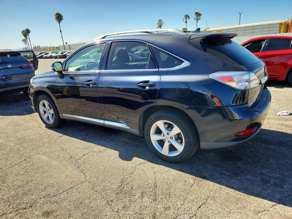 2010 Lexus Rx VIN JTJZK1BA3A2001417 COPART salvage auction — MINOR DENT/SCRATCHES, Ca - Dis/Dlr/Exp Only Clean Title, sold $2,550 on 2026-07-14 (photo 2)