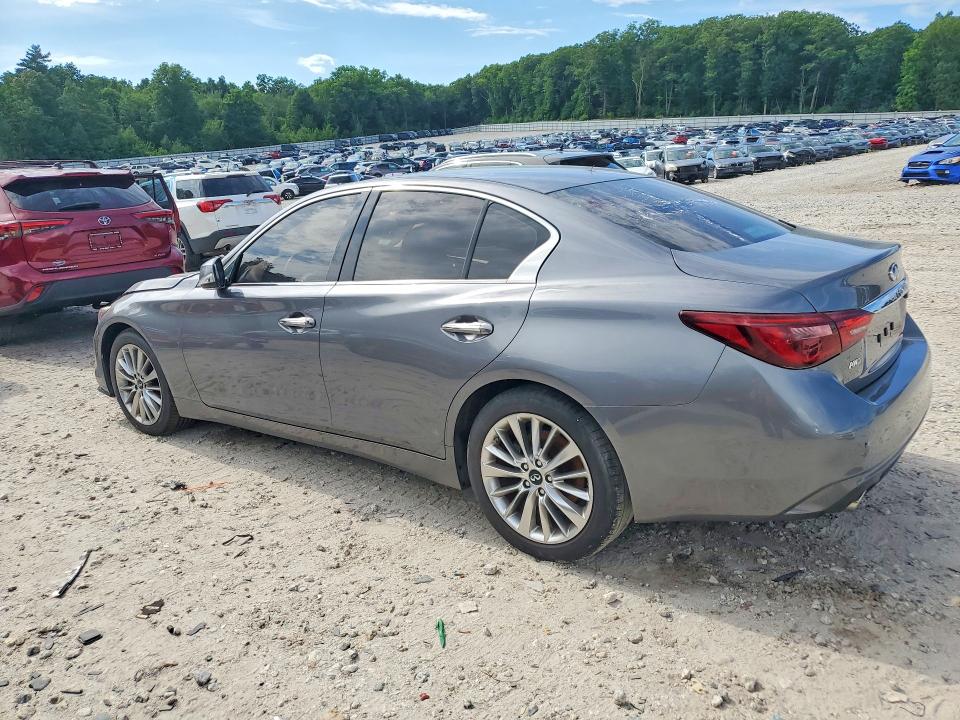 2019 Infiniti Q50 VIN JN1EV7AR1KM559553 COPART salvage auction — SIDE, Ma - Cert Of Title-Slvg Repair Thft, sold $2,250 on 2026-07-22 (photo 2)