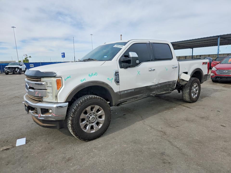 2017 Ford VIN 1FT7W2BT8HEE01889 COPART salvage auction — SIDE, Tx - Salvage Vehicle Title, sold $18,300 on 2026-07-31 (photo 1)