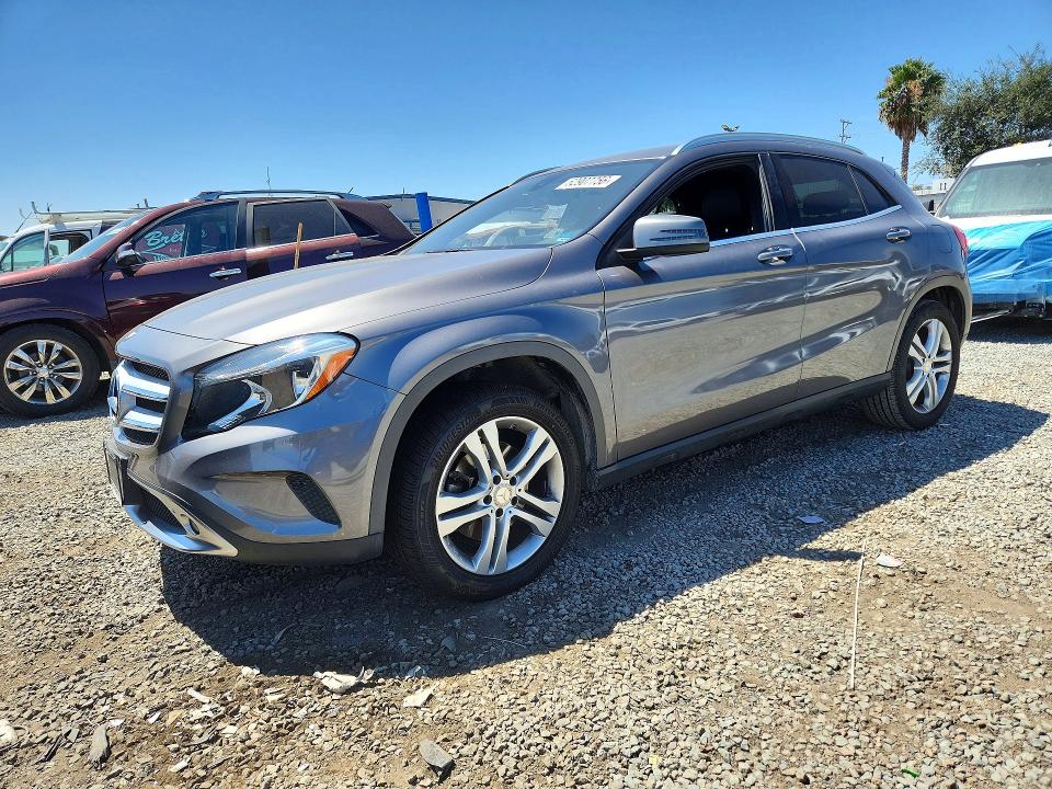 2016 Mercedes-benz Gla-klasse VIN WDCTG4EBXGJ205043 COPART salvage auction — FRONT END, CA - DIS/DLR/EXP ONLY CLEAN TITLE, sold $2,100 on 2026-07-31 (photo 1)