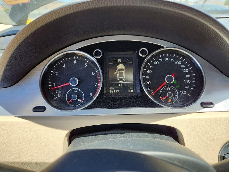 2010 Volkswagen Cc VIN WVWHP7AN6AE541480 COPART salvage auction — MINOR DENT/SCRATCHES, Ca - Dis/Dlr/Exp Only Clean Title, sold $550 on 2026-07-30 (photo 9)