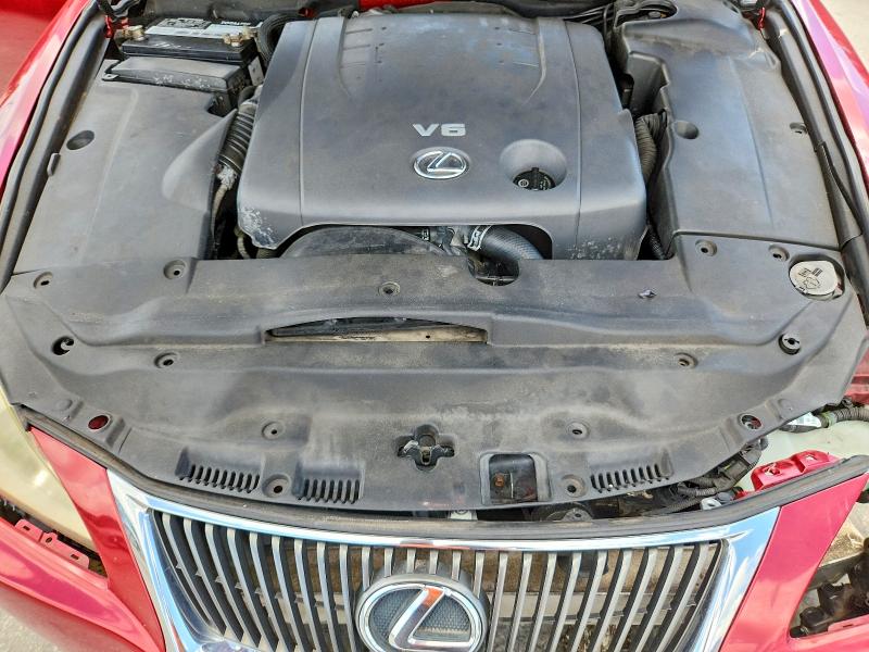 2010 Lexus Is VIN JTHBF5C29A5124790 COPART salvage auction — FRONT END, Fl - Cert Of Title Slvg Rebuildable, sold $15 on 2026-07-30 (photo 7)