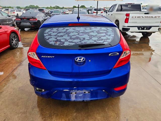 2013 Hyundai Accent VIN KMHCT5AE1DU108200 COPART salvage auction — REAR END, TX - SALVAGE VEHICLE TITLE (P), sold $525 on 2026-07-16 (photo 6)