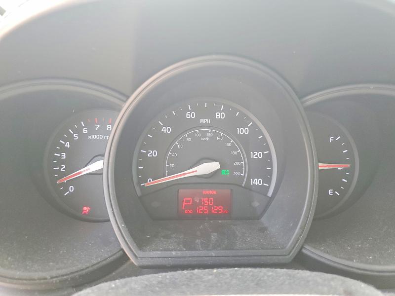 2012 Kia Rio VIN KNADN5A34C6024664 COPART salvage auction — NORMAL WEAR, Tx - Certificate Of Title, sold $250 on 2026-07-24 (photo 9)