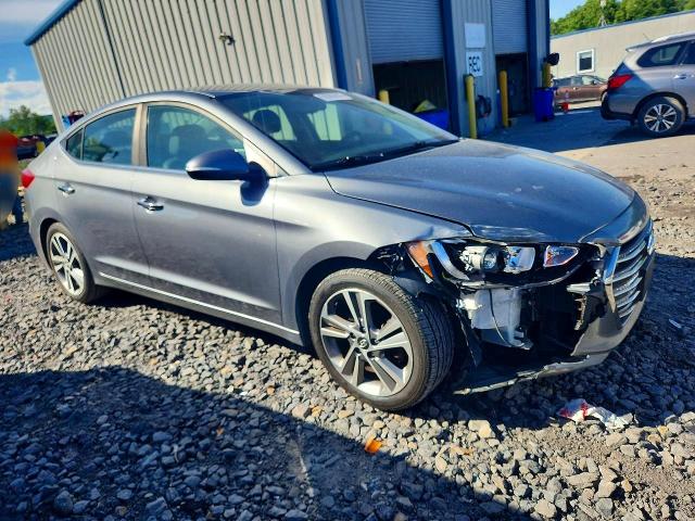 2017 Hyundai Elantra VIN KMHD84LF0HU154242 COPART salvage auction — FRONT END, PA - CERTIFICATE OF SALVAGE, sold $50 on 2026-07-29 (photo 4)