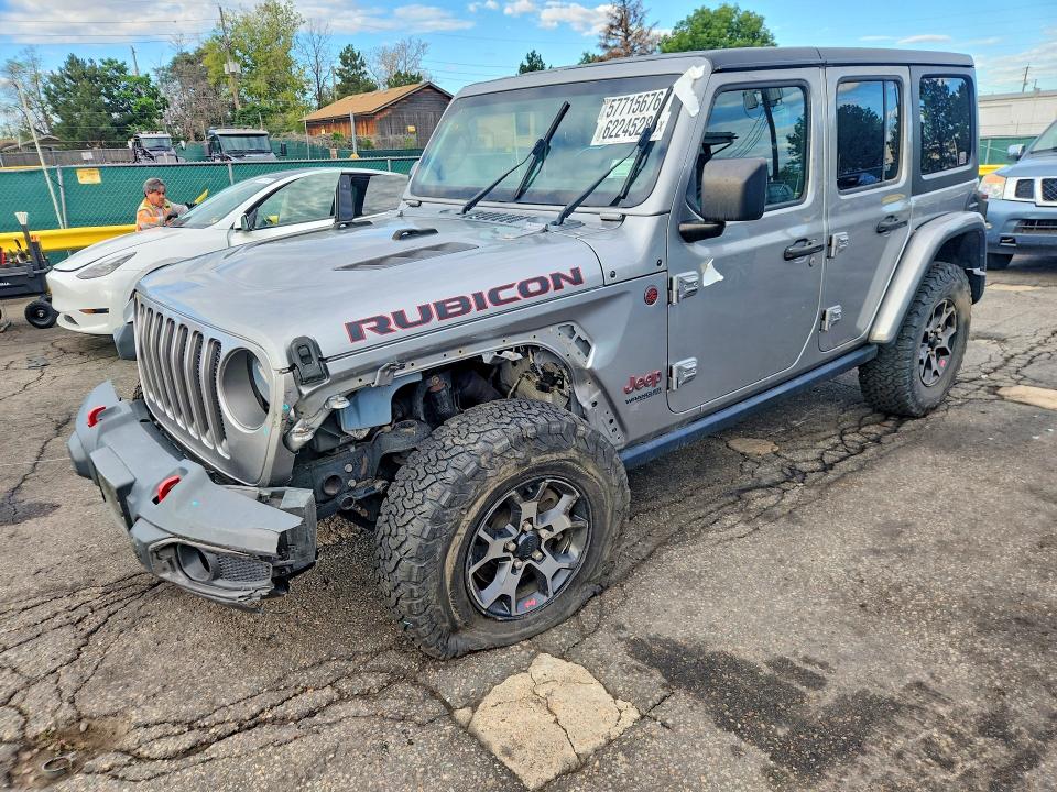 2018 Jeep Wrangler / VIN 1C4HJXFG0JW293877 — COPART salvage auction photo