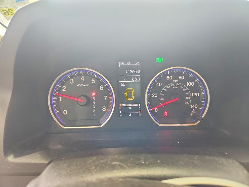 2009 Honda Cr-v VIN JHLRE38719C007856 COPART salvage auction — FRONT END, La - Cert Of Title-Salvage, sold $3,750 on 2026-07-22 (photo 9)
