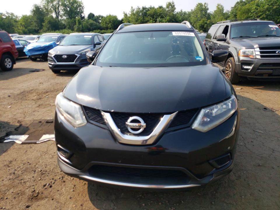 2016 Nissan Rogue VIN KNMAT2MV9GP639802 COPART salvage auction — MINOR DENT/SCRATCHES, CT - CERTIFICATE OF TITLE, sold $450 on 2026-07-31 (photo 5)