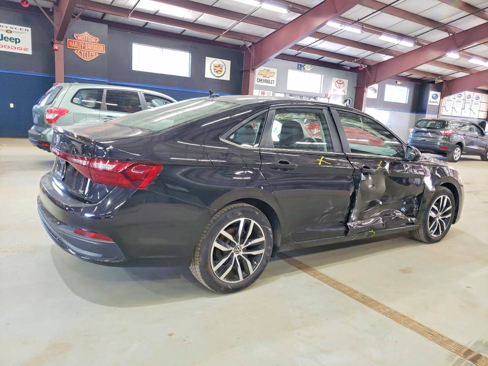 2025 Volkswagen Jetta VIN 3VW7X7BU6SM055441 COPART salvage auction — SIDE, GA - CERTIFICATE OF TITLE (P), sold $8,200 on 2026-07-20 (photo 3)
