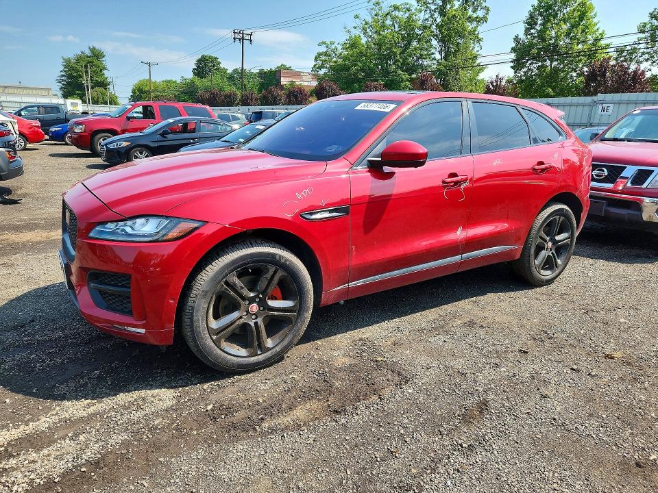 2020 Jaguar F-pace VIN SADCL2GX8LA627308 COPART salvage auction — MECHANICAL, CT - CERT OF TITLE-SALVAGE, sold $600 on 2026-07-28 (photo 1)