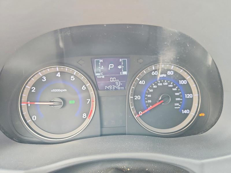 2017 Hyundai Accent VIN KMHCT4AE4HU244661 COPART salvage auction — REAR END, Tx - Salvage Vehicle Title, sold $175 on 2026-07-28 (photo 9)