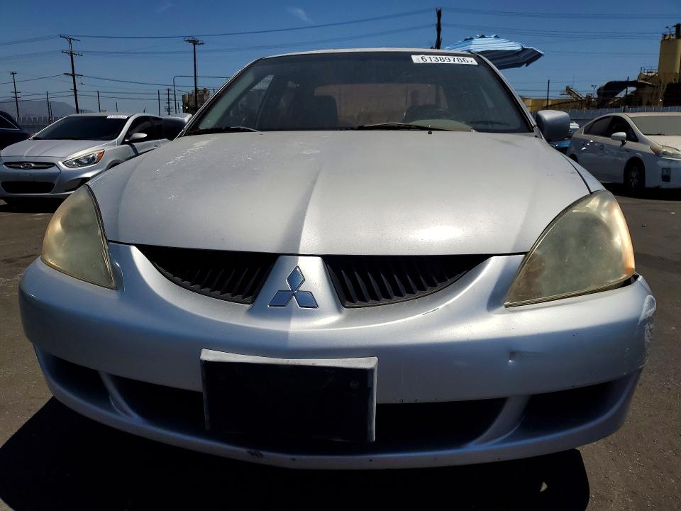 2005 Mitsubishi Lancer VIN JA3AJ26E35U014084 COPART salvage auction — REAR END, CA - SALVAGE CERTIFICATE, sold $275 on 2026-07-27 (photo 5)
