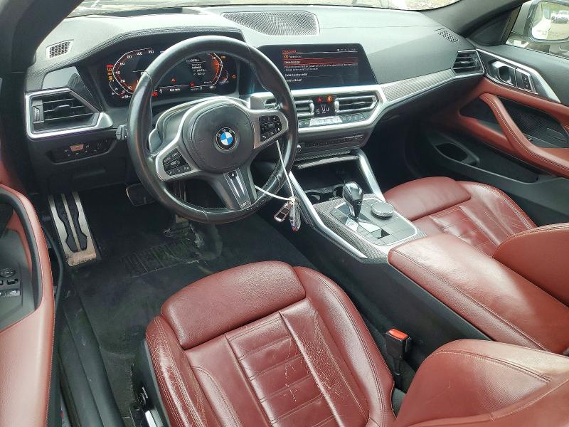 2021 BMW M4 VIN WBA13AR01MCF96647 COPART salvage auction — FRONT END, Ny - Mv-907A Salvage Certificate, sold $12,900 on 2026-08-25 (photo 8)