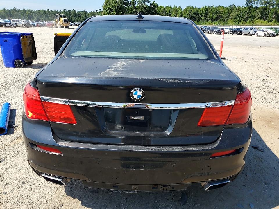 2012 BMW 7er VIN WBAKC8C51CC437396 COPART salvage auction — FRONT END, Sc - Certificate Of Title, sold $1,200 on 2026-07-27 (photo 6)