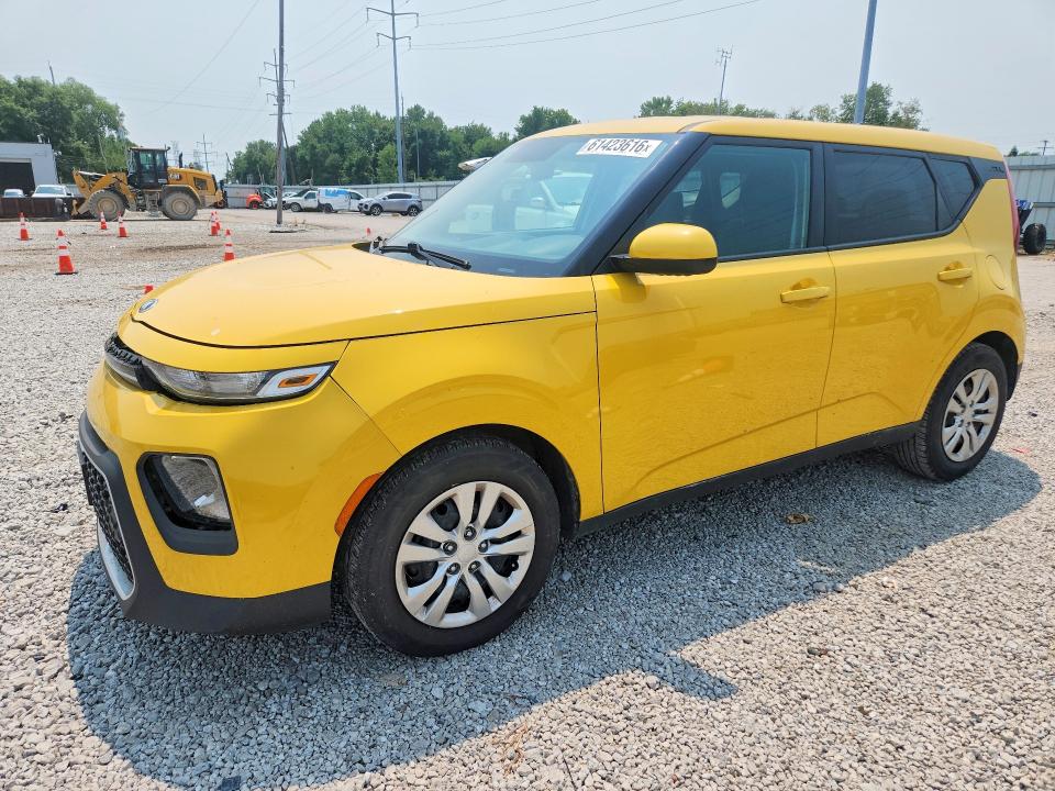 2020 Kia Soul VIN KNDJ23AU2L7088823 COPART salvage auction — FRONT END, Oh - Cert Of Title-Rebuilt Salvage, sold $325 on 2026-07-28 (photo 1)