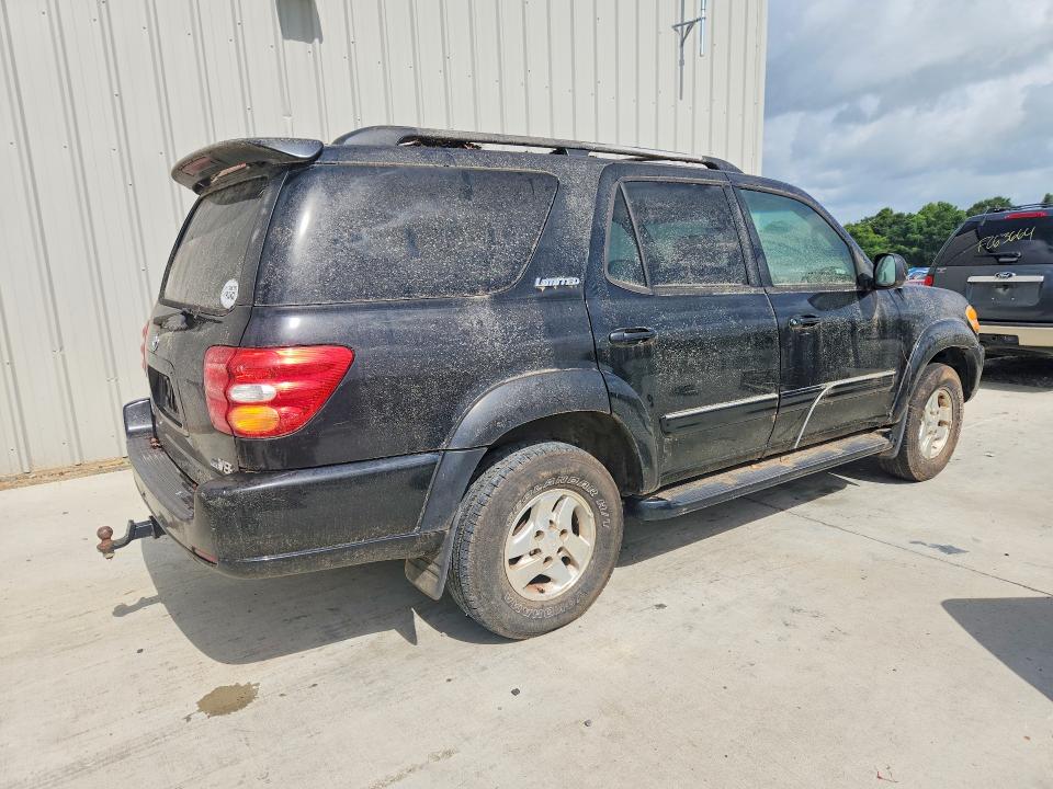 2001 Toyota Sequoia VIN 5TDZT38A31S047681 COPART salvage auction — NORMAL WEAR, Ga - Certificate Of Title, sold $525 on 2026-07-30 (photo 3)
