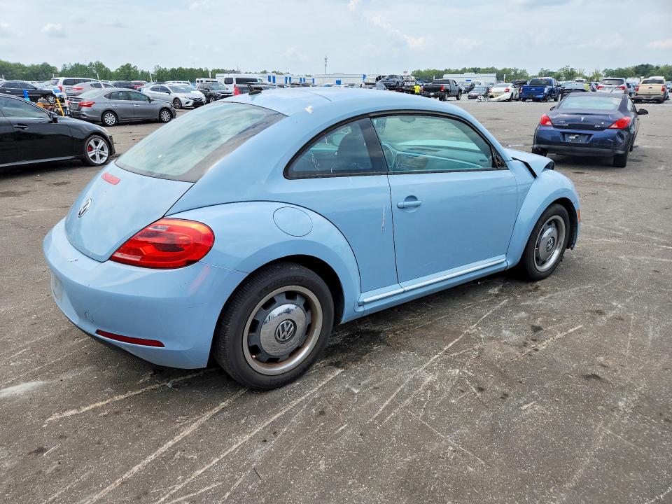 2012 Volkswagen Beetle VIN 3VWJX7ATXCM605739 COPART salvage auction — FRONT END, Fl - Cert Of Title Slvg Rebuildable, sold $900 on 2026-08-10 (photo 3)