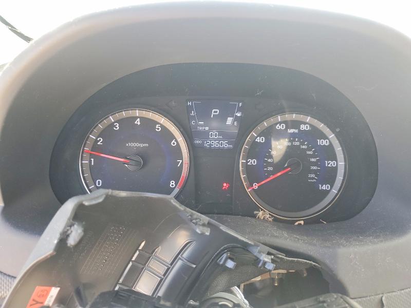 2013 Hyundai VIN KMHCU4AE1DU581263 COPART salvage auction — VANDALISM, Ca - Salvage Certificate, sold $650 on 2026-07-14 (photo 9)