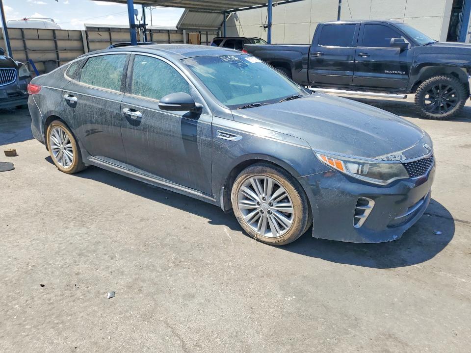 2016 Kia Optima VIN 5XXGV4L20GG111015 COPART salvage auction — MECHANICAL, Tx - Certificate Of Title (P), sold $4,500 on 2026-07-24 (photo 4)