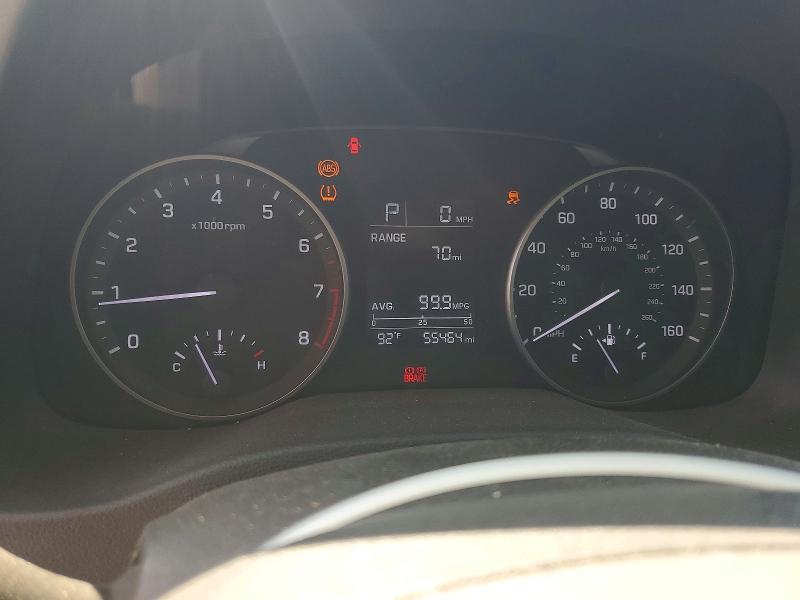 2018 Hyundai Elantra VIN KMHD74LF8JU574355 COPART salvage auction — FRONT END, NY - MV-907A SALVAGE CERTIFICATE, sold $1,900 on 2026-07-27 (photo 9)