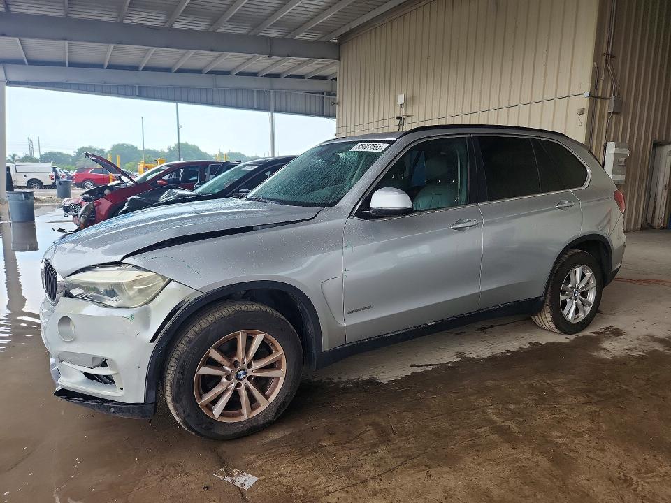 2015 BMW X5 VIN 5UXKR2C51F0H37557 COPART salvage auction — FRONT END, Fl - Cert Of Title Slvg Rebuildable, sold $3,000 on 2026-07-15 (photo 1)
