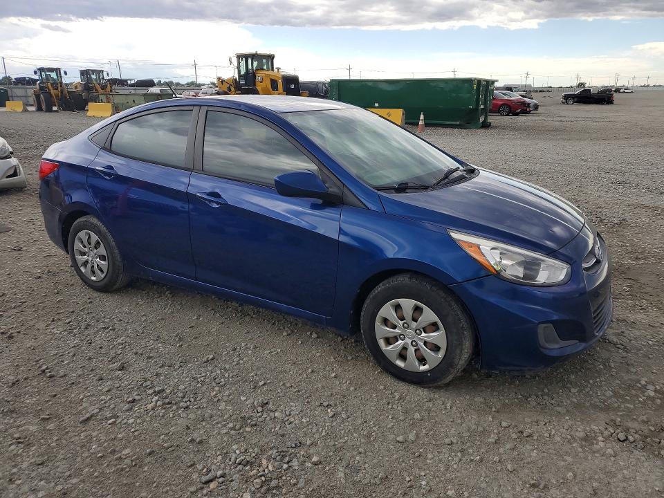 2017 Hyundai Accent VIN KMHCT4AE9HU186188 COPART salvage auction — FRONT END, Co - Public - Salvage Title, sold $1,250 on 2026-07-16 (photo 4)