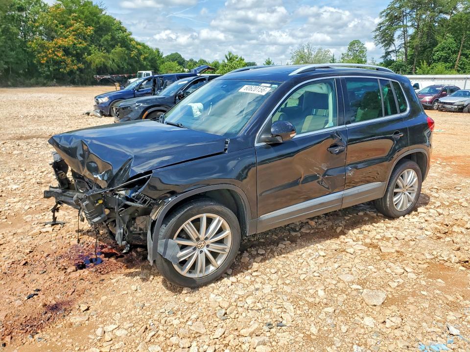 2016 Volkswagen Tiguan VIN WVGAV7AX2GW553391 COPART salvage auction — FRONT END, Nc - Salvage Certificate Of Title, sold $725 on 2026-08-17 (photo 1)