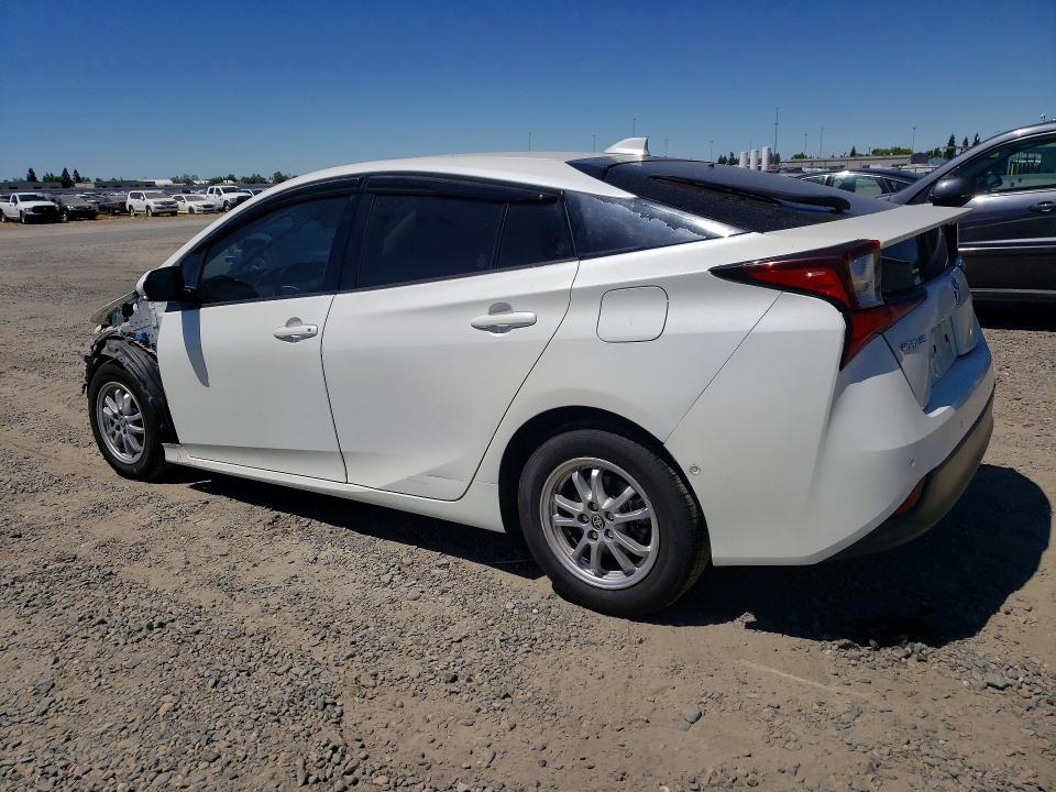 2020 Toyota Prius VIN JTDKARFU7L3102855 COPART salvage auction — FRONT END, Ca - Salvage Certificate, sold $4,800 on 2026-07-21 (photo 2)